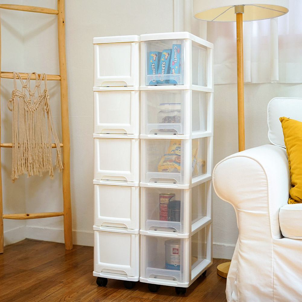 모던 슬림 틈새 서랍장 5단 (바퀴별매) 옷 수납장 36,900원