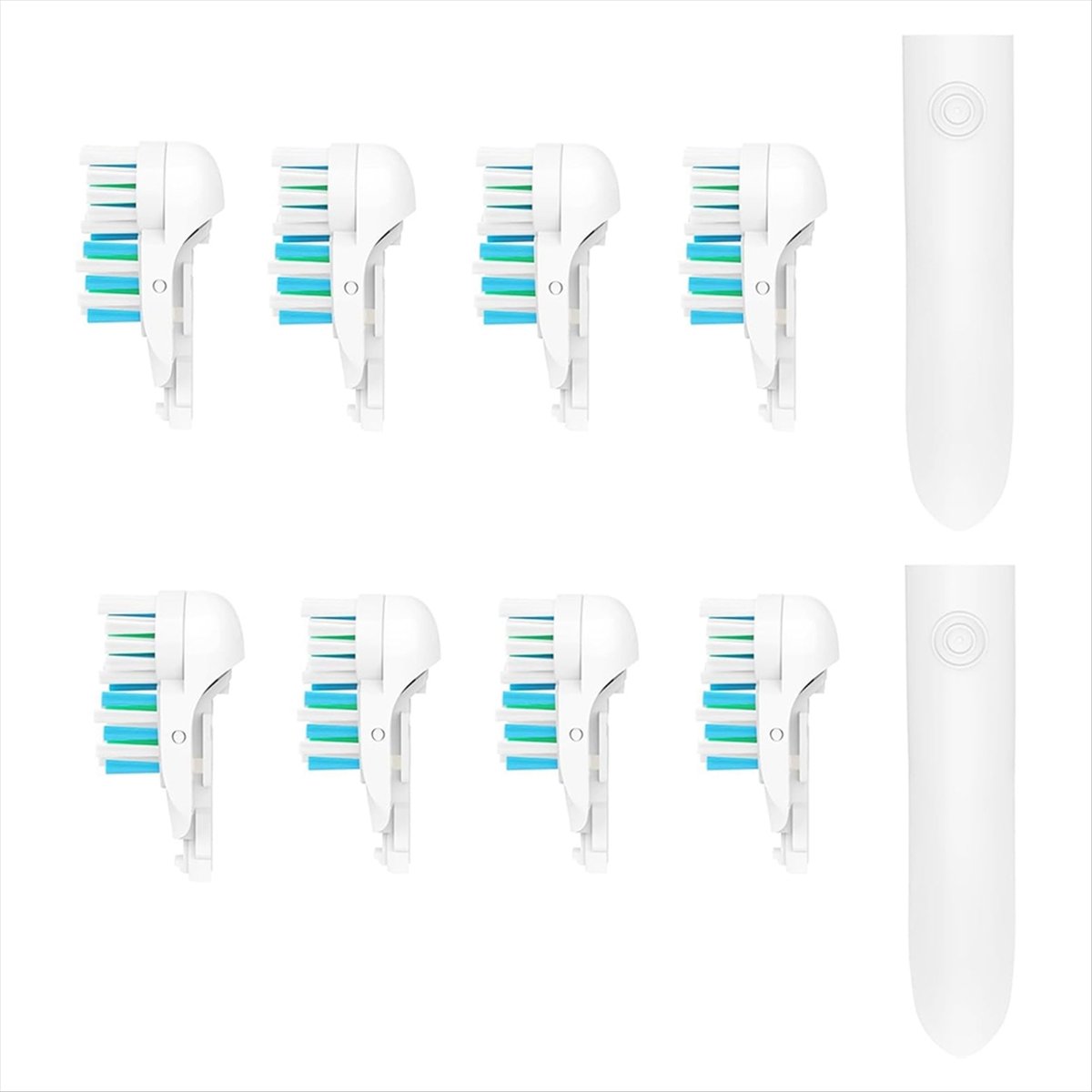 8X 전기 스핀 칫솔 헤드 교체 민감한 듀얼 클린 회전 세트 Braun Oral B Cross Power 4732에 적합 9,210원