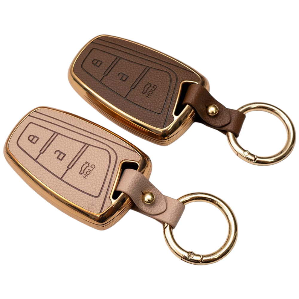 1+1 현대 제네시스dh 싼타페dm 그랜저hg 호환 자동차 차 키케이스 차량용 스마트키 키홀더 TPU 가죽 키커버, 블랙+화이트, 3버튼_TL41 29,900원