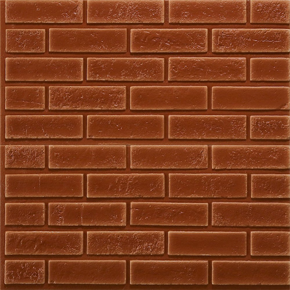 벽돌 폼블럭 77x70cm 스티커 접착식 붙이는 단열벽지, 22개, 레드브라운 95,500원