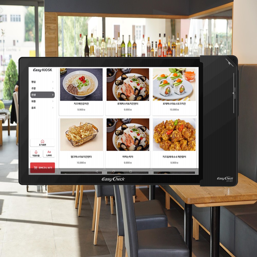 Easy 인건비 절감 테이블오더 테블릿주문기 전자메뉴판 셀프주문 수도권무료설치 월임대 12,000원