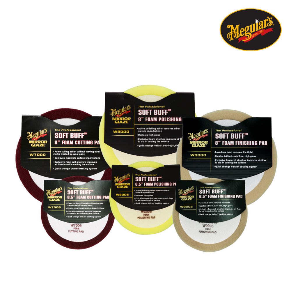 맥과이어스 소프트 버프 폼 패드 초벌용/중벌용/마무리용 스폰지패드 8인치/6.5인치 17,000원