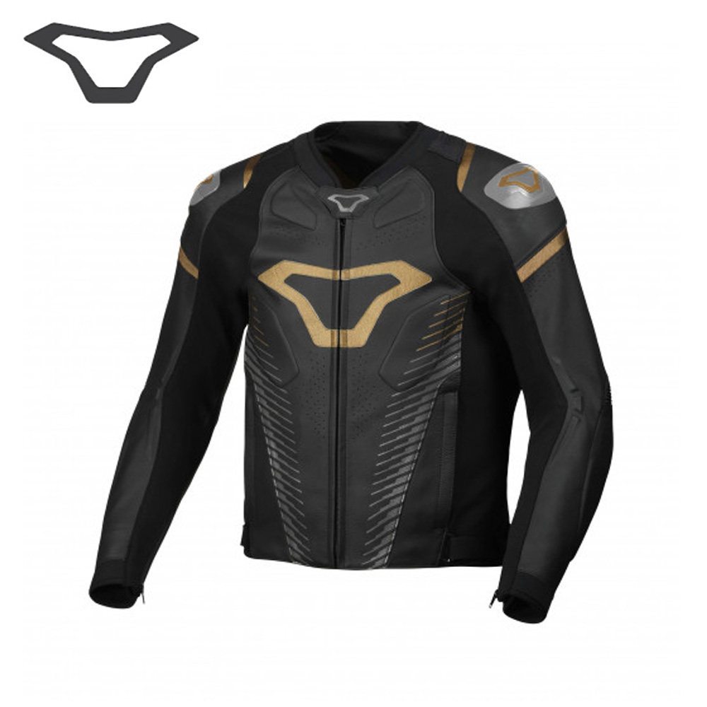 마크나 트로니크 가죽 자켓 Black/Gold 오토바이 자켓 843,000원