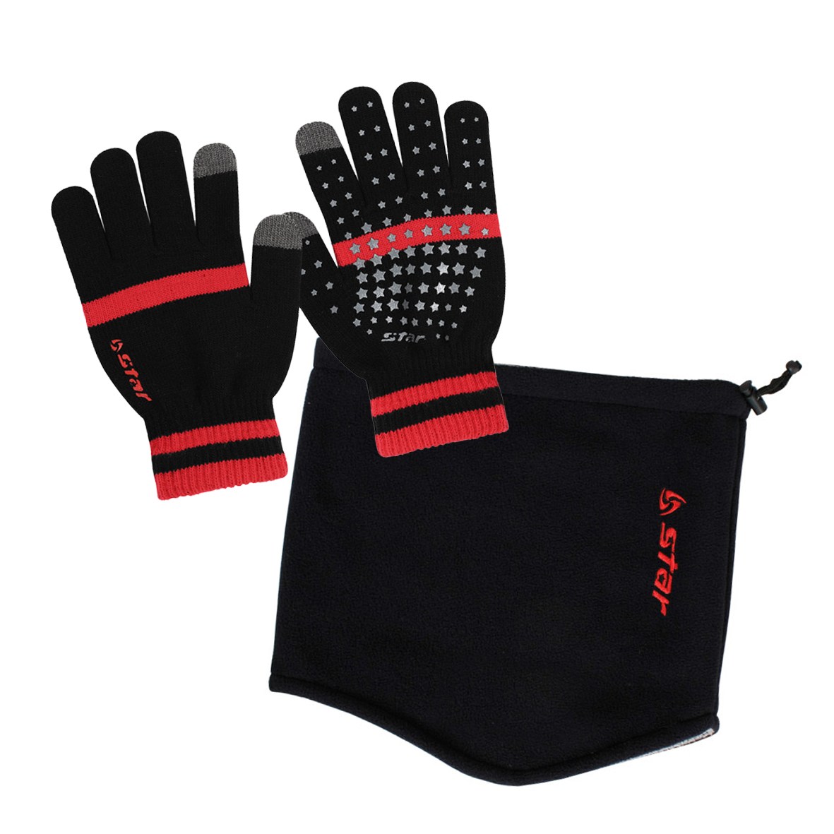 스타스포츠 겨울 방한 2종 세트 (스타 니트장갑 / 스타 넥워머 세트) 동계용 러닝 스포츠 스마트터치 장갑 15,900원