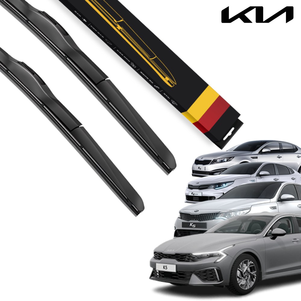 1+1 기아 K5 더뉴 DL3 2세대 3세대 구형 전차종 와이퍼 호환 순정형 하이브리드 와이퍼블레이드 17,790원