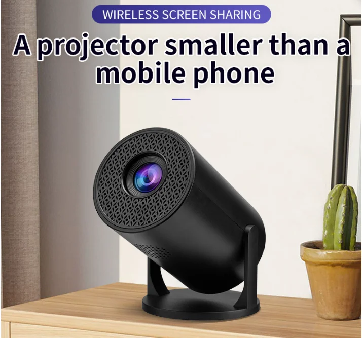M5 미니 프로젝터, 480P 50ANSI 지원, 무선 화면 미러링, USB 플러그, 조정 가능한 180 °   투사 각도, 글 47,600원