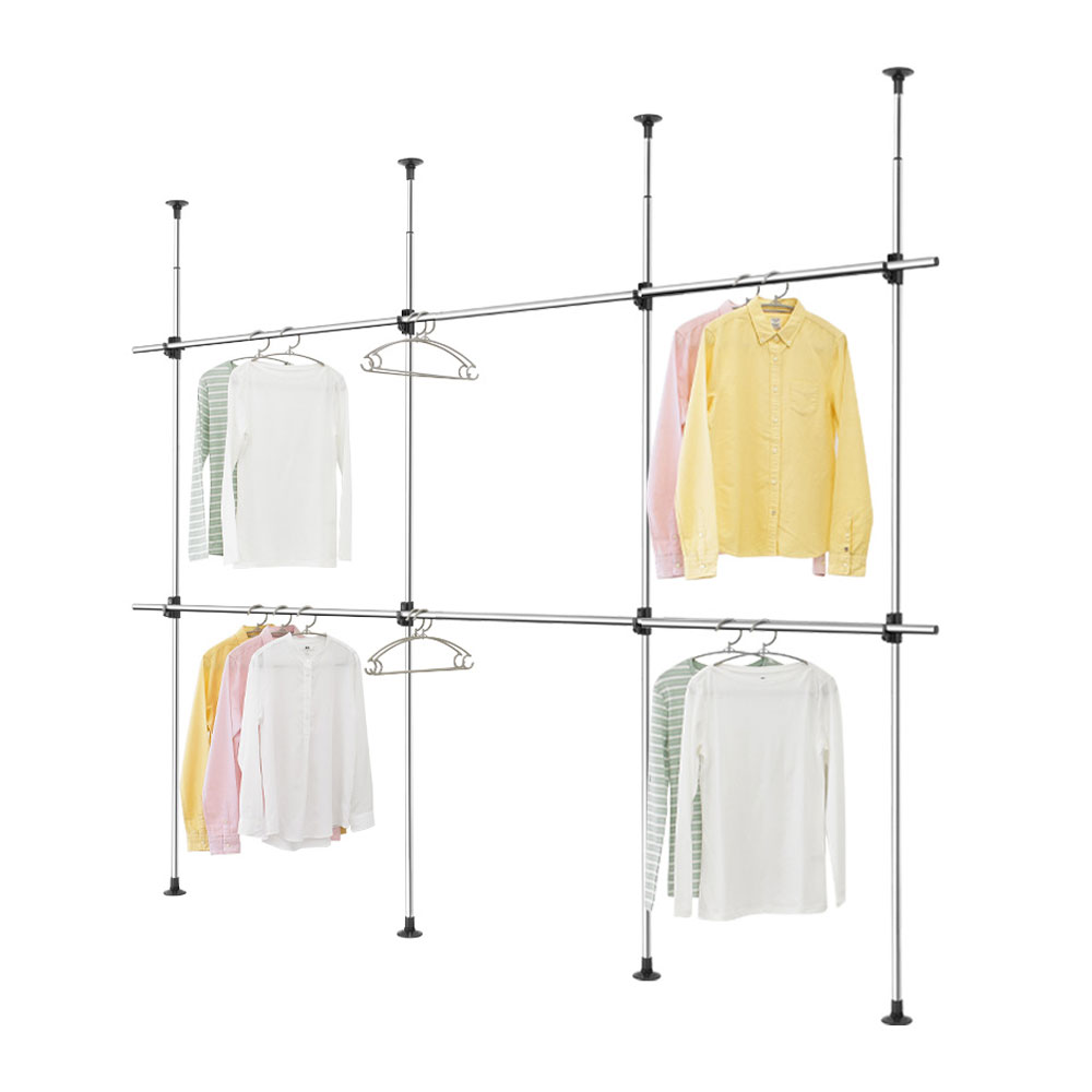 웰렉스 드레스룸 행거 벽사이 수직폴행거 159,000원