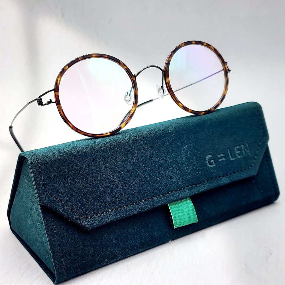 글라스렌 가벼운 초경량 동그란 솔텍스 나사없는 티타늄안경테 패션 명품 남자 여자 안경태 TGL49 48,900원