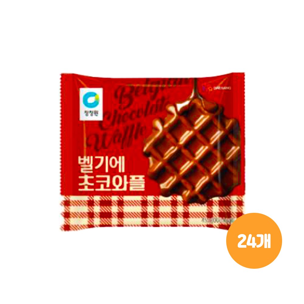 [얌얌마켓] 청정원 벨기에 초코 와플 박스 (아이스박스 포함) 39,600원