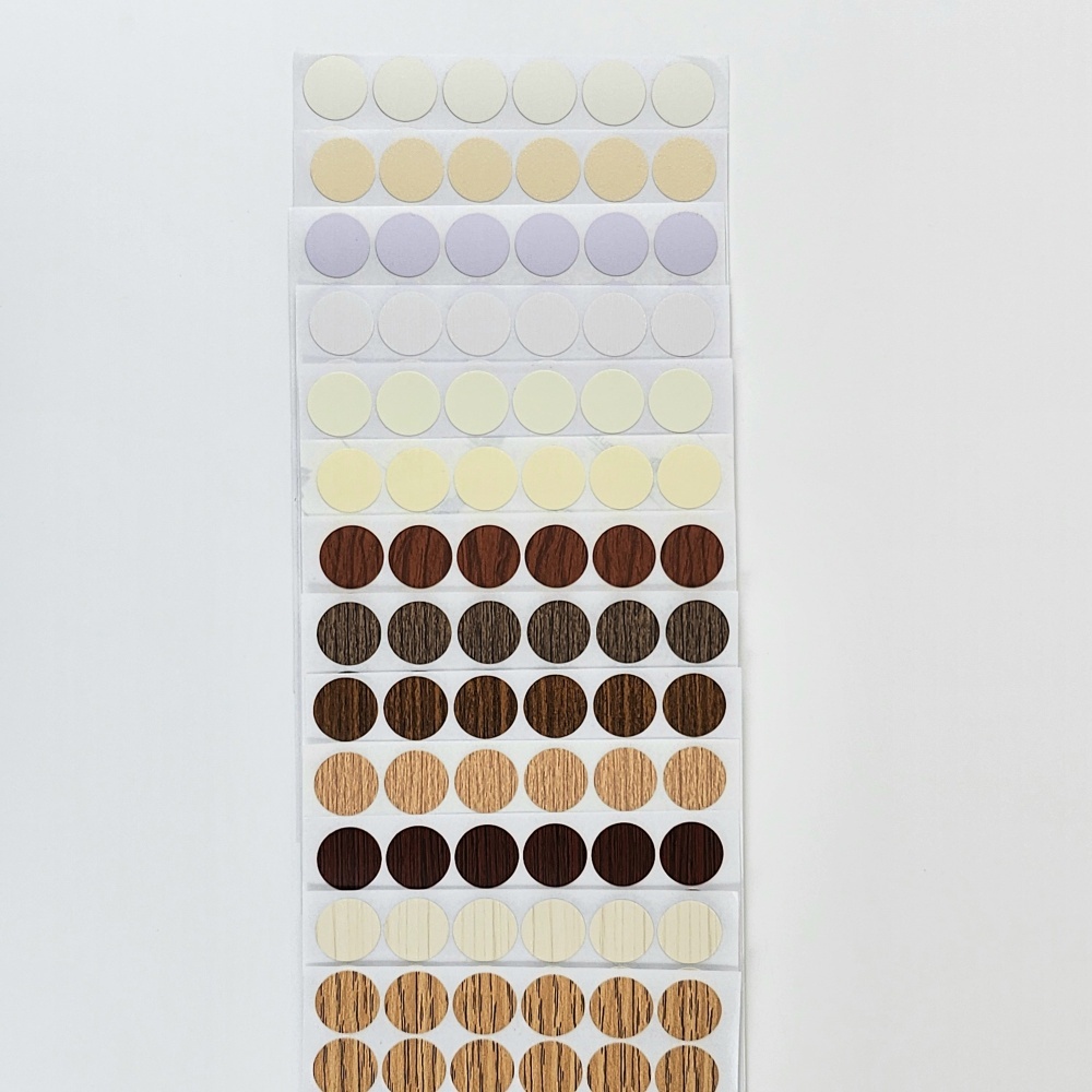 2cm PVC 흠집커버 원형스티커 1P 나무결 보수스티커 890원