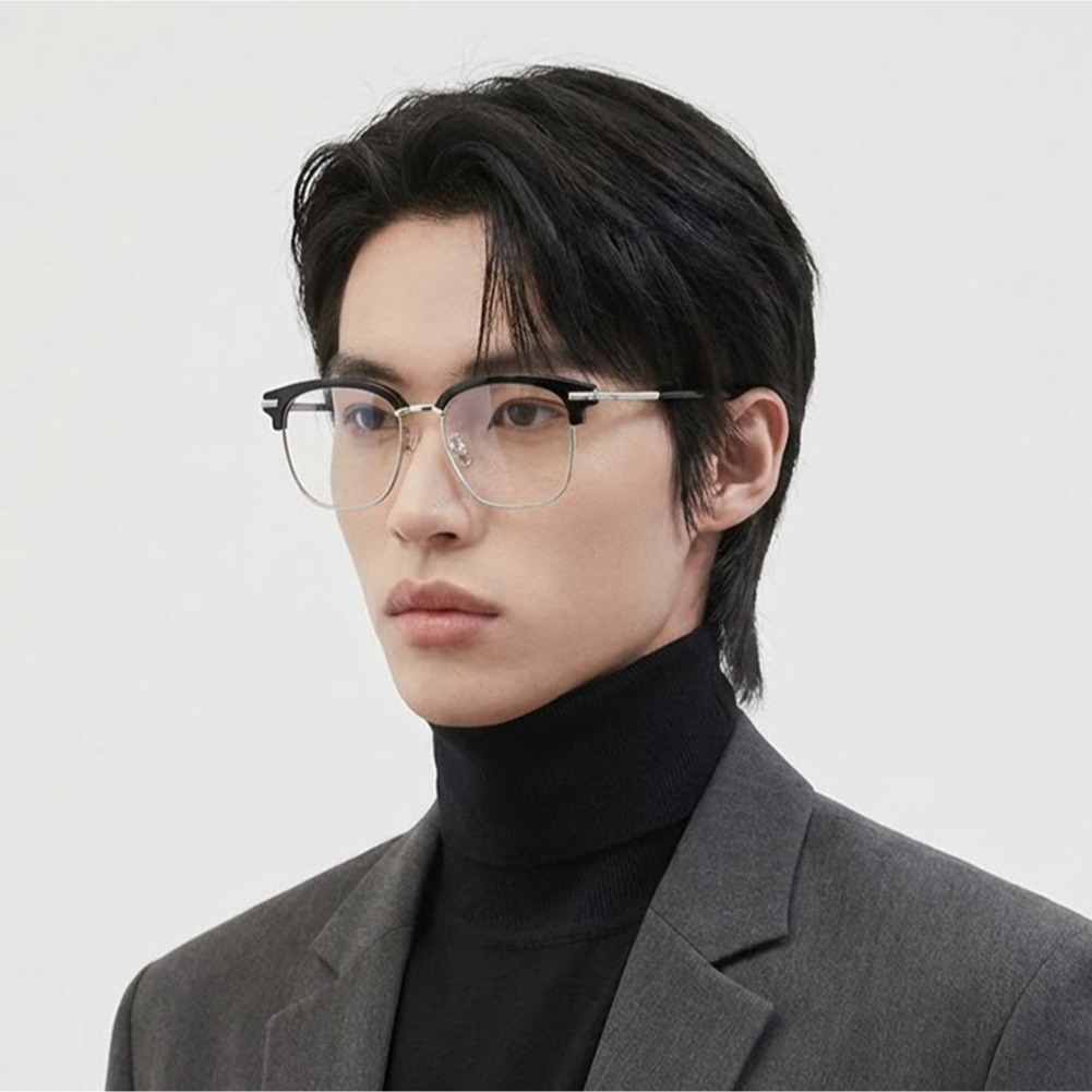 라피던트 남녀공용 빅 오버 하금테 티타늄 빅터 안경 32,000원