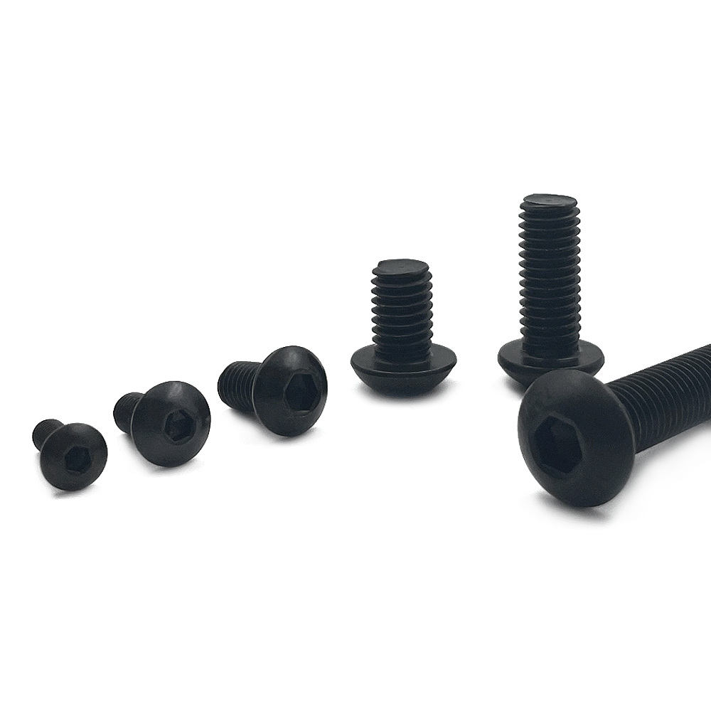 리우툴 SCM 둥근머리 렌치볼트 마루 육각 렌지 고장력 열처리 흑착색 머신 M2 M2.5 M3 M4 M5 M6 M8 M10 낱개 볼트 450원