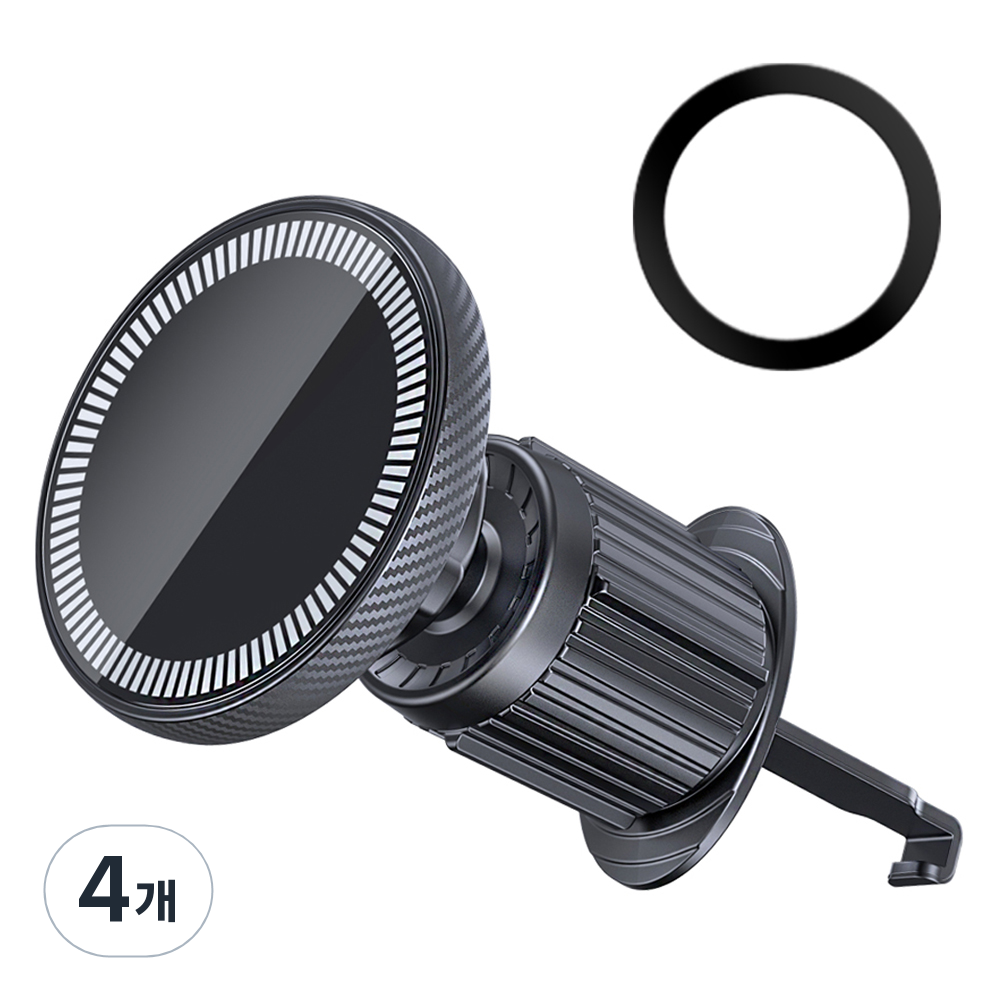 코시 차량용 맥세이프 송풍구형 거치대, 4개, 블랙 39,600원