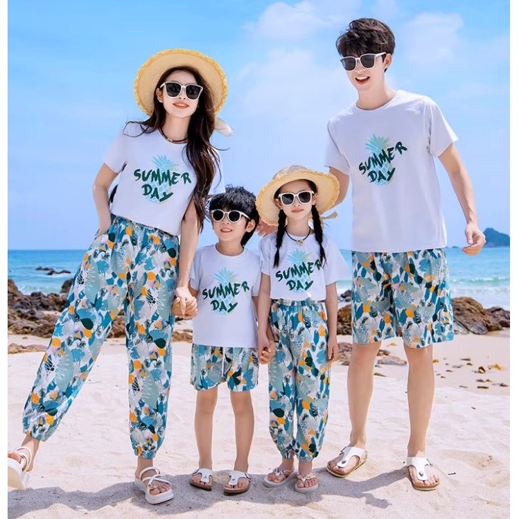 여름 휴양지 패밀리룩 가족시밀러룩 가족티 19,800원