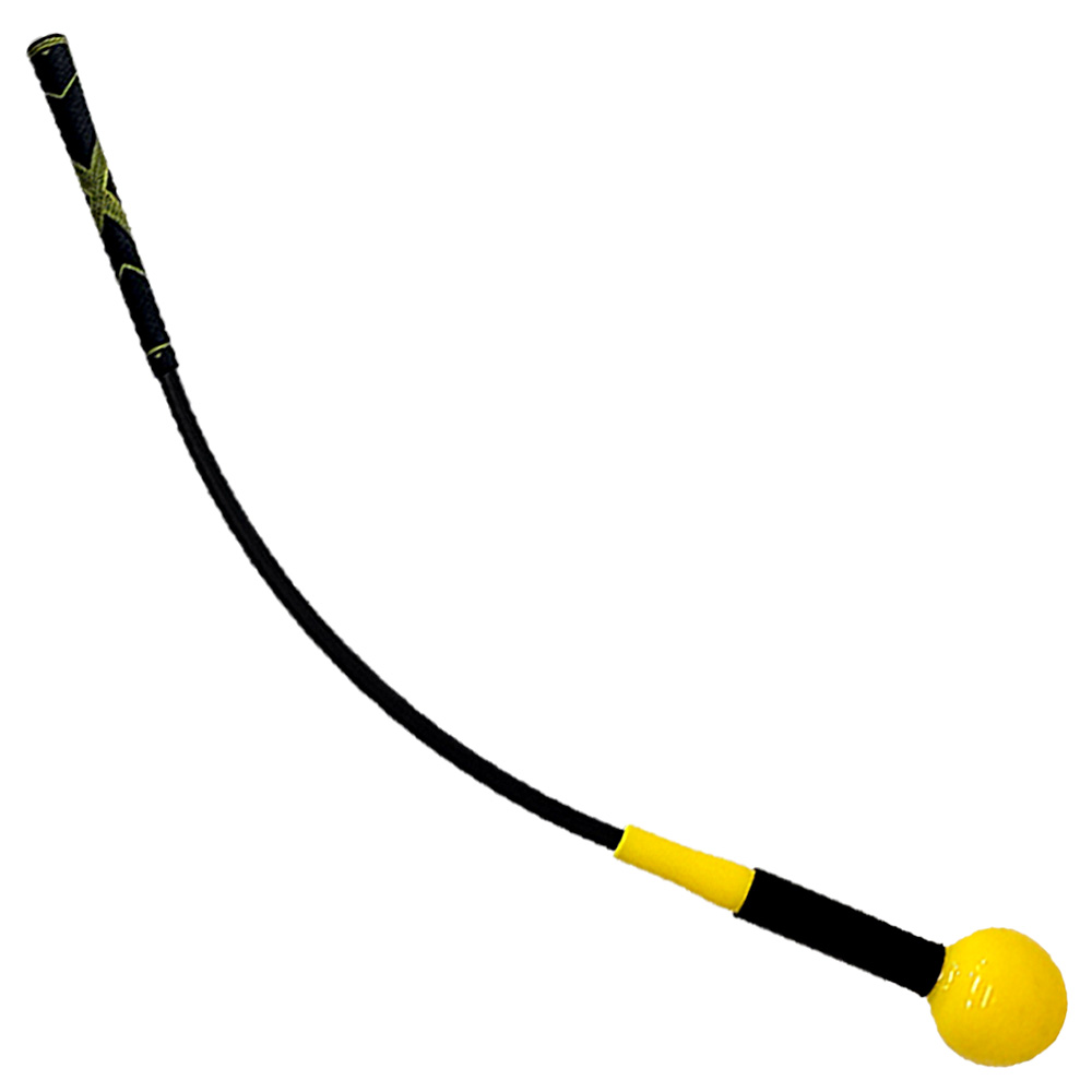 골프 장타 스윙연습기 비거리 향상 휘어지는 자세교정기 버디로 하체리드 템포, 옐로우 일반그립, 1개 29,000원