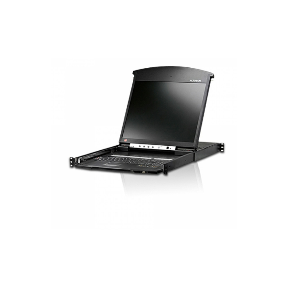 ATEN(에이텐) KL1516AIN 19인치 1-로컬/원격 공유 16포트 Cat 5 듀얼 레일 LCD KVM over IP 스위치 with 데이지 체인 포트 3,260,000원