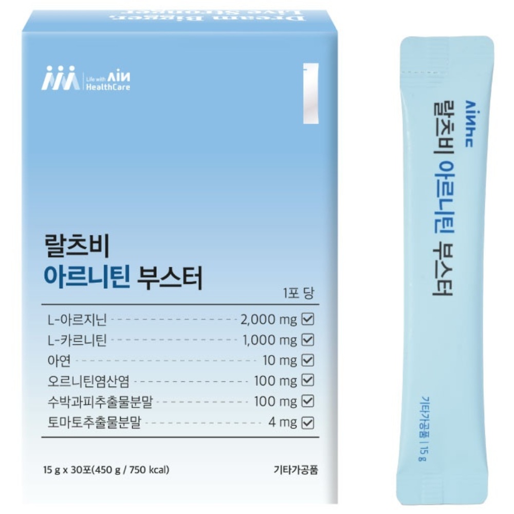 랄츠비 아르니틴부스터 아르기닌 카르니틴 30포, 1개입, 1개, 30회분 48,000원