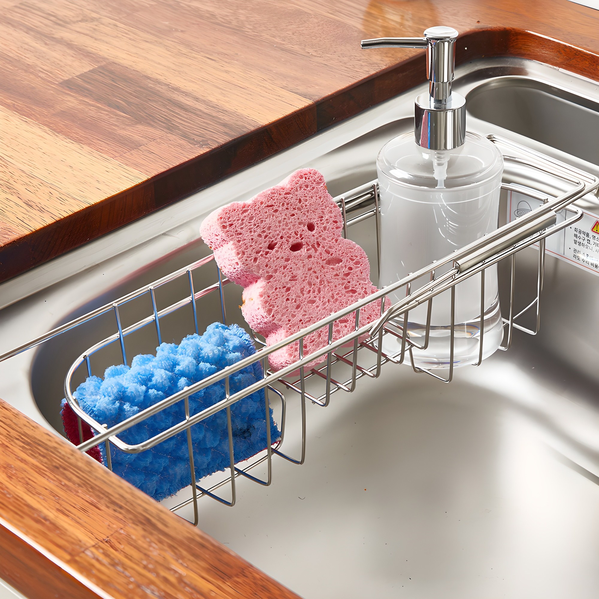 퍼스트리빙 싱크 슬라이드 슬라이드 세제 수세미 정리랙 6,980원
