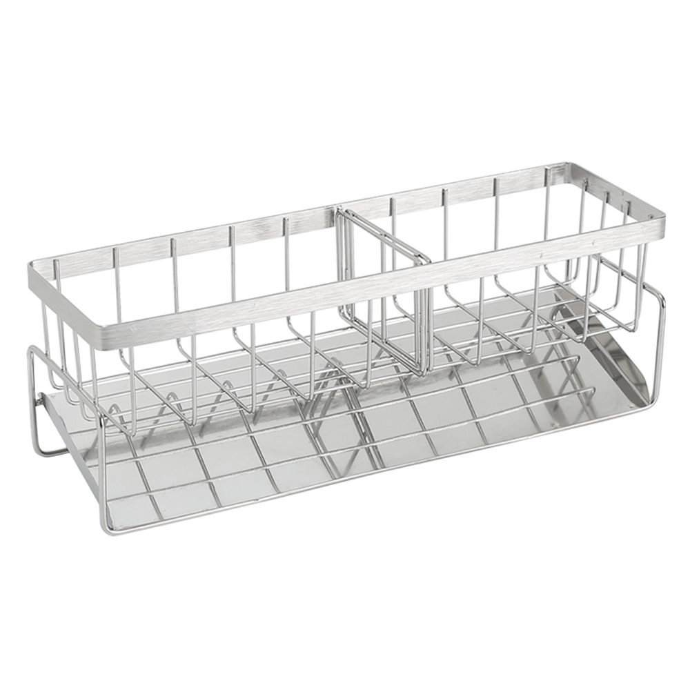 비블럭 빅 와이드 올스텐 304 수세미 거치대 30cm, 실버, 1개 14,900원