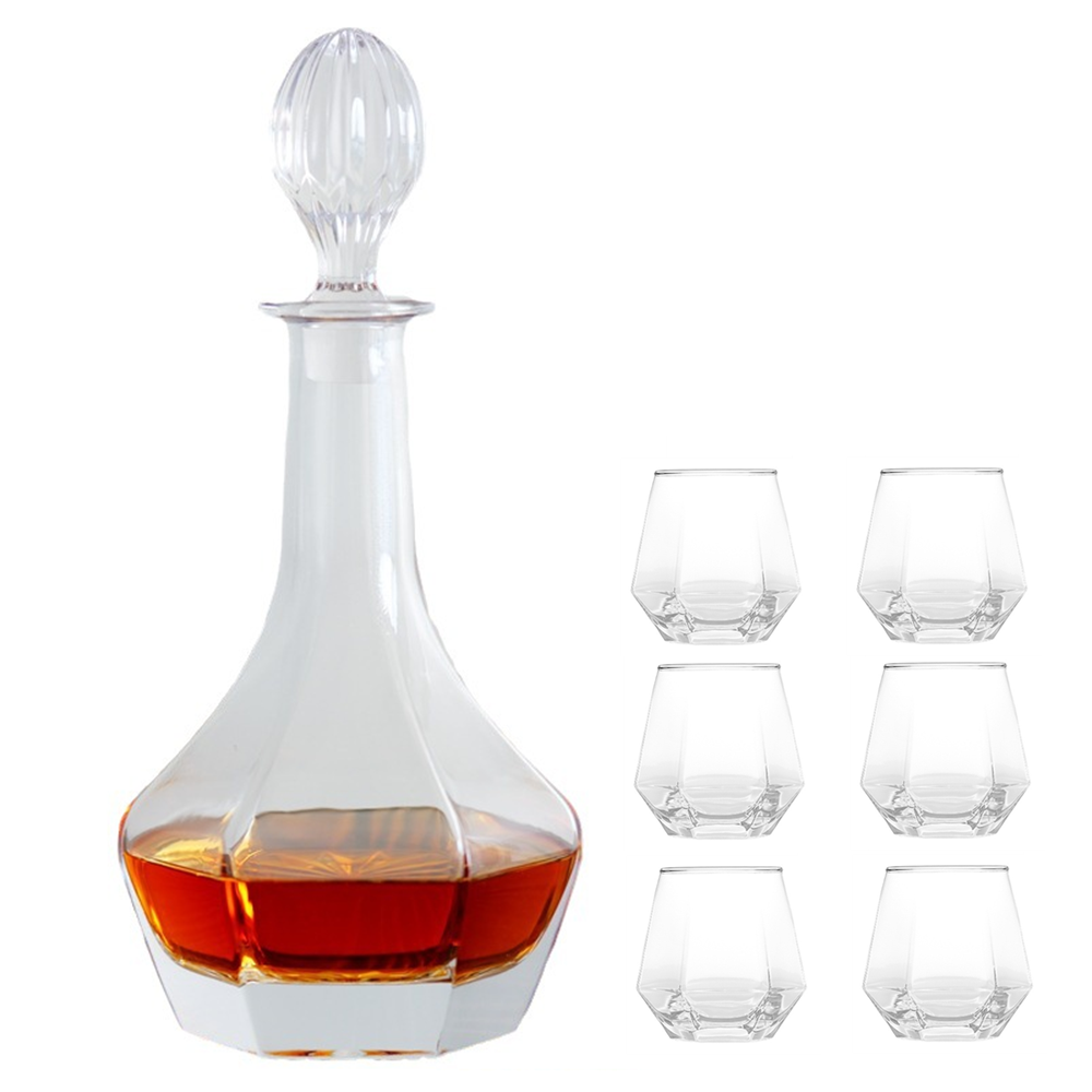 큐앤씨 크리스탈 컷팅 위스키 디캔터 세트 7p 37,810원