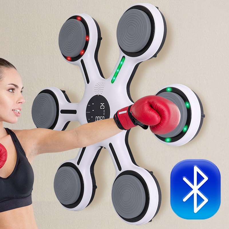 주닉스 뮤직 AI 복싱 샌드백 기계 머신 다이어트복싱 펀치기계 가정용 무타공 벽걸이 샌드백, 블랙 61,490원