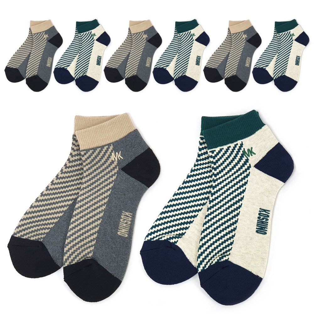 미치코런던 이중쿠션 뒤틀림방지 남자스포츠양말 골프양말 단목 8켤레 MKS-504 34,800원