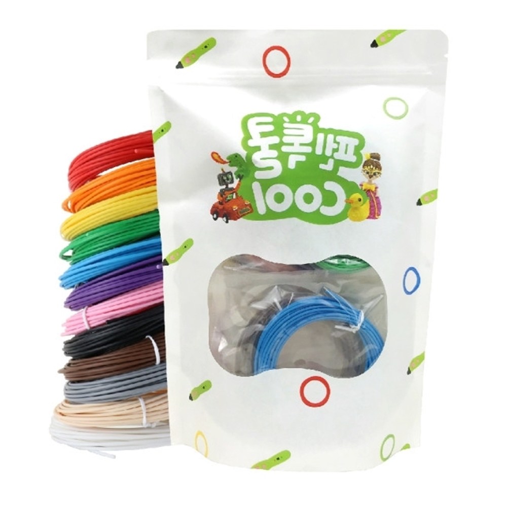 펜톡쿨 3D 펜 어린이용 저온 무독성 PCL 필라멘트 5M 12색 세트 쓰리디펜 입체 29,900원