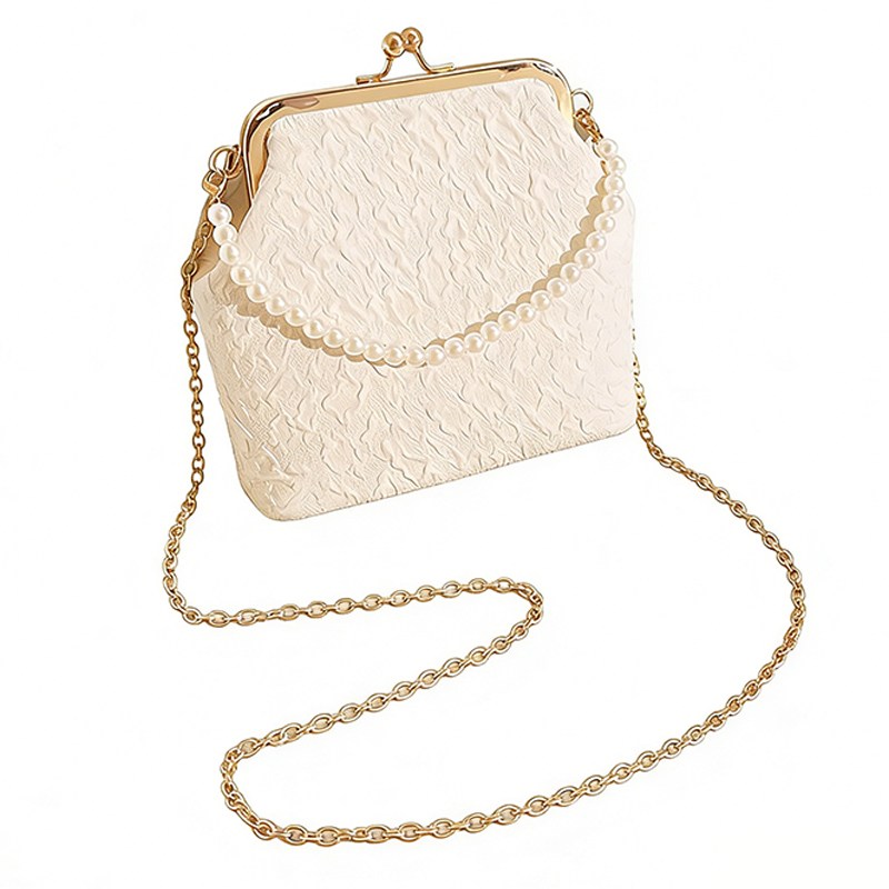 엠보 텍스처 토트백 골드 체인 진주 여성 29,800원
