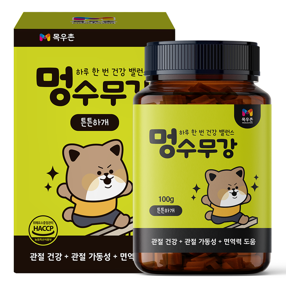 목우촌 펫9단 강아지 슬개골 뼈 관절 연골 영양제 100g 16,830원