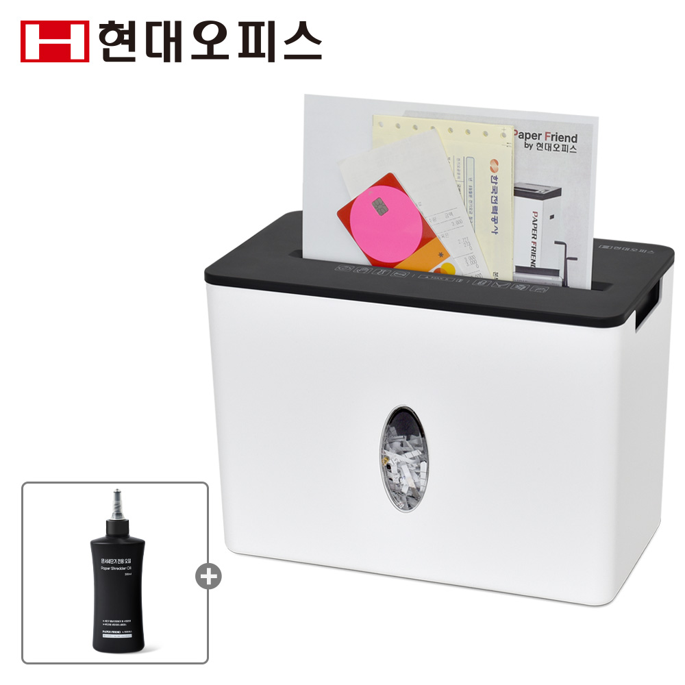 현대오피스 페이퍼프랜드 소형 가정용 문서세단기 PK-58X 5매 탁상용 파쇄기 세절기 46,900원