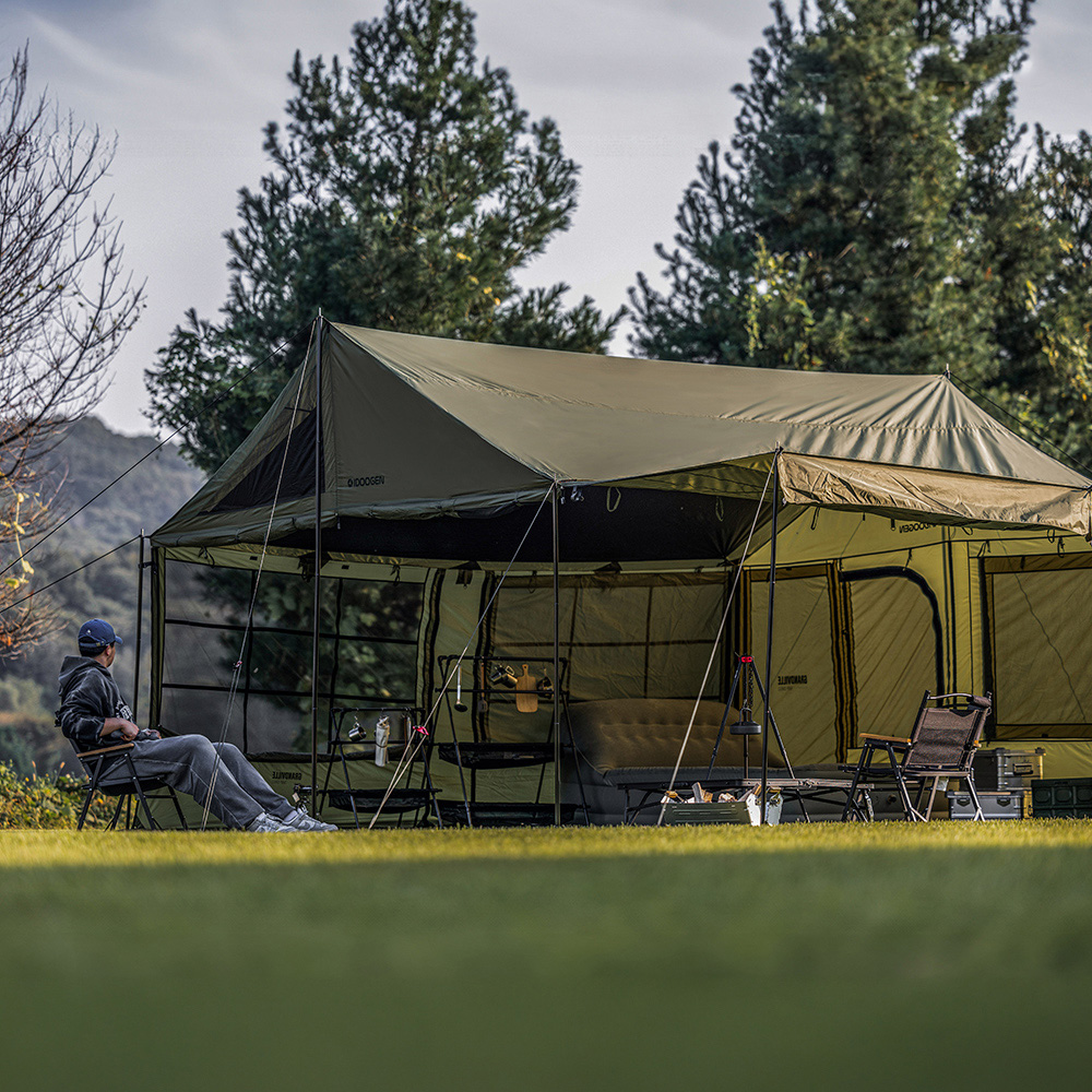 아이두젠 그랜드빌 타프스크린 렉타 메쉬 타프쉘 대형 블랙코팅 그늘막 10인용, 현재가 429,000원