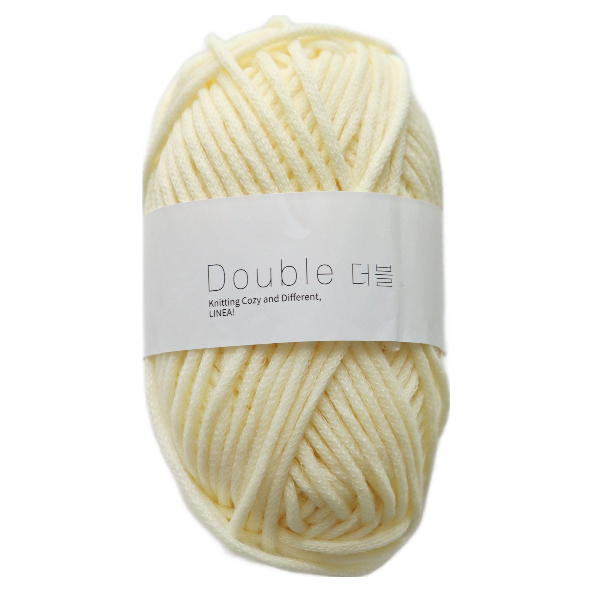 리네아 더블 코바늘 뜨개실 90m 90g, 905 레몬, 1개 16,000원