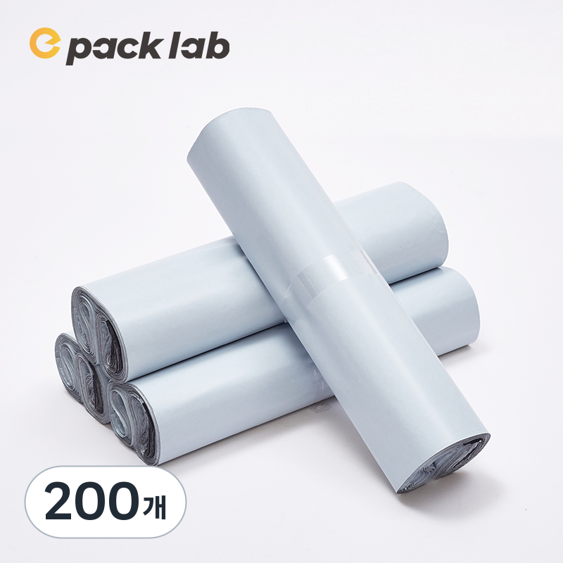 epacklab LDPE 0.07T 프리미엄 두꺼운 택배봉투 화이트 방수 포장봉투 강력접착 대형 택배용, 200개 44,690원
