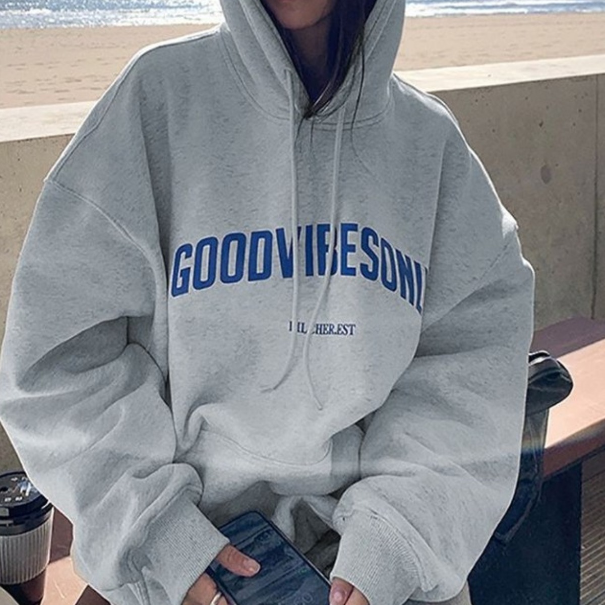 suboro 데일리 굿바이브 1+1 여성 후드티 16,800원