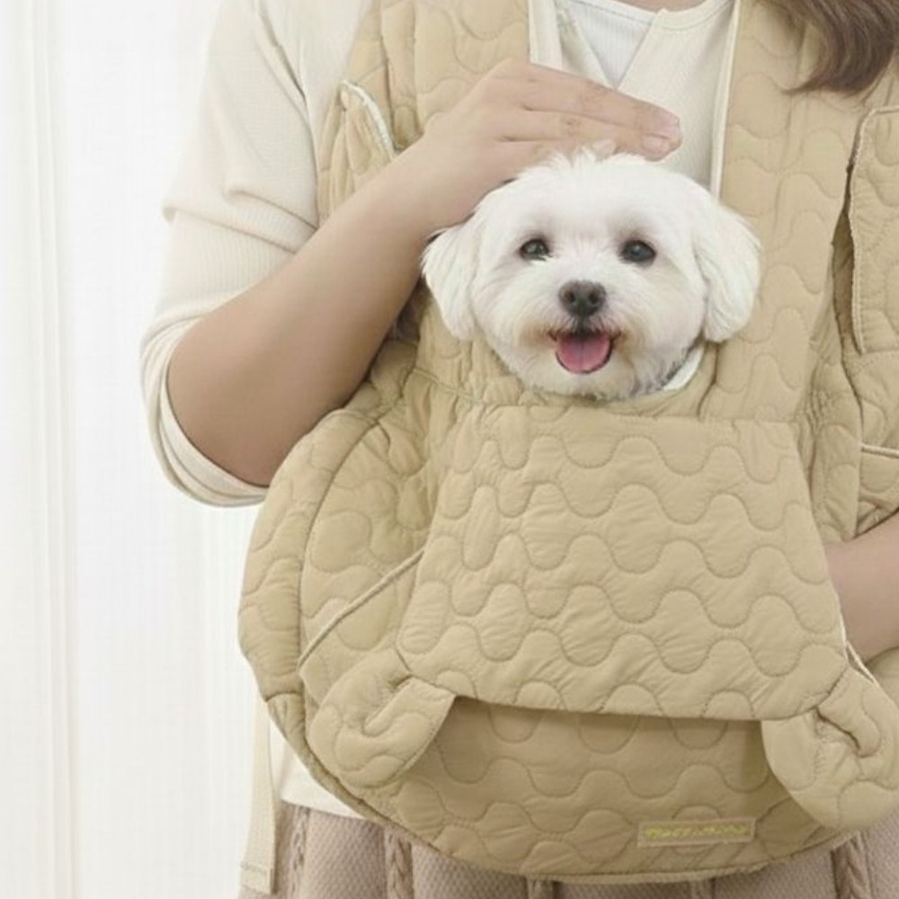 해피조슈아 강아지 이동가방 슬링백 앞가방 포대기, 1개, 앤틱 브라운 29,500원