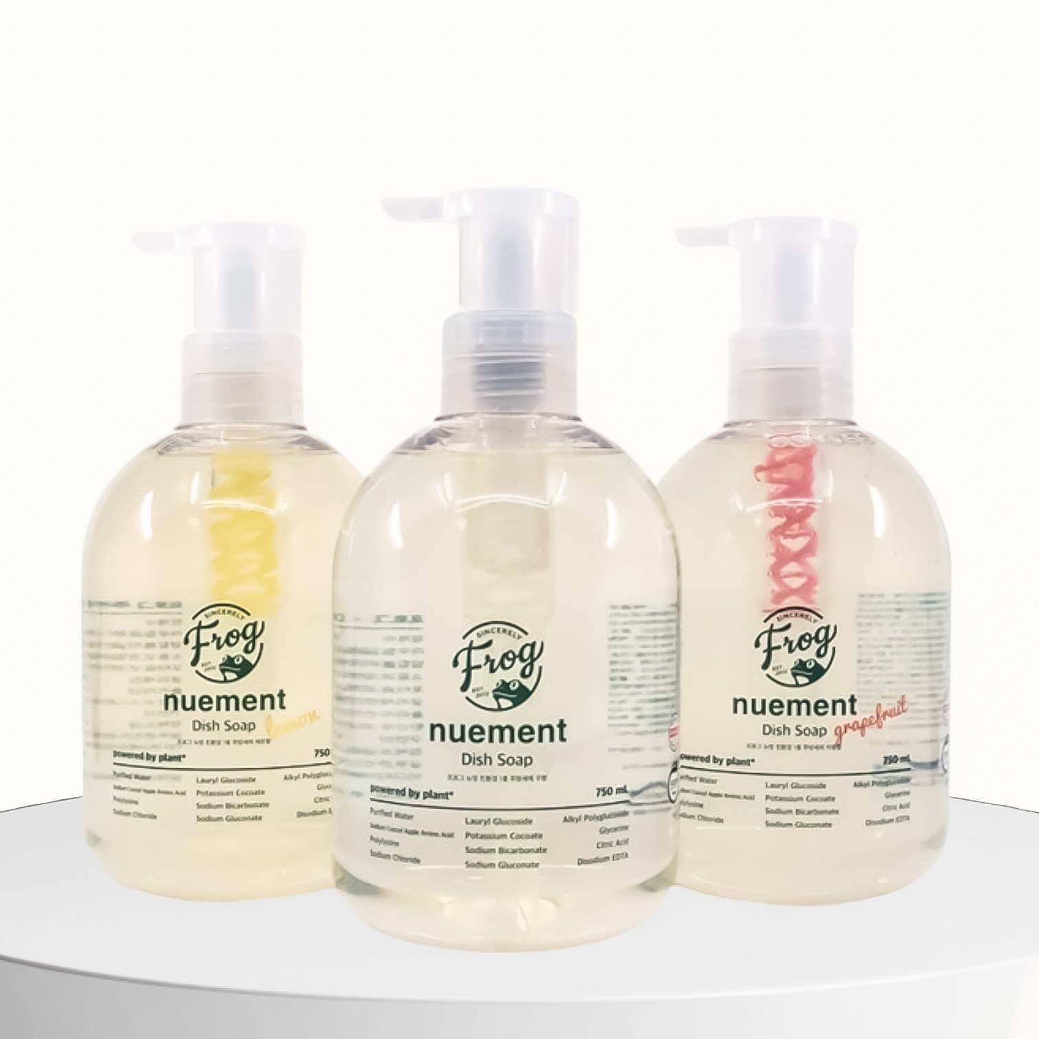 FROG 식물유래 친환경 젖병 과일세척 순한 퓨어 주방세제, 3개, 750ml 39,000원