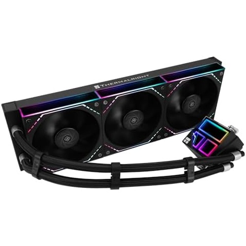 Thermalright Frozen Infinity 360 블랙 C 워터 쿨러 Aio 트리플 TL-M12 PWM 팬 인피니티 미러 AMD용AM4AM5 인텔 130,140원