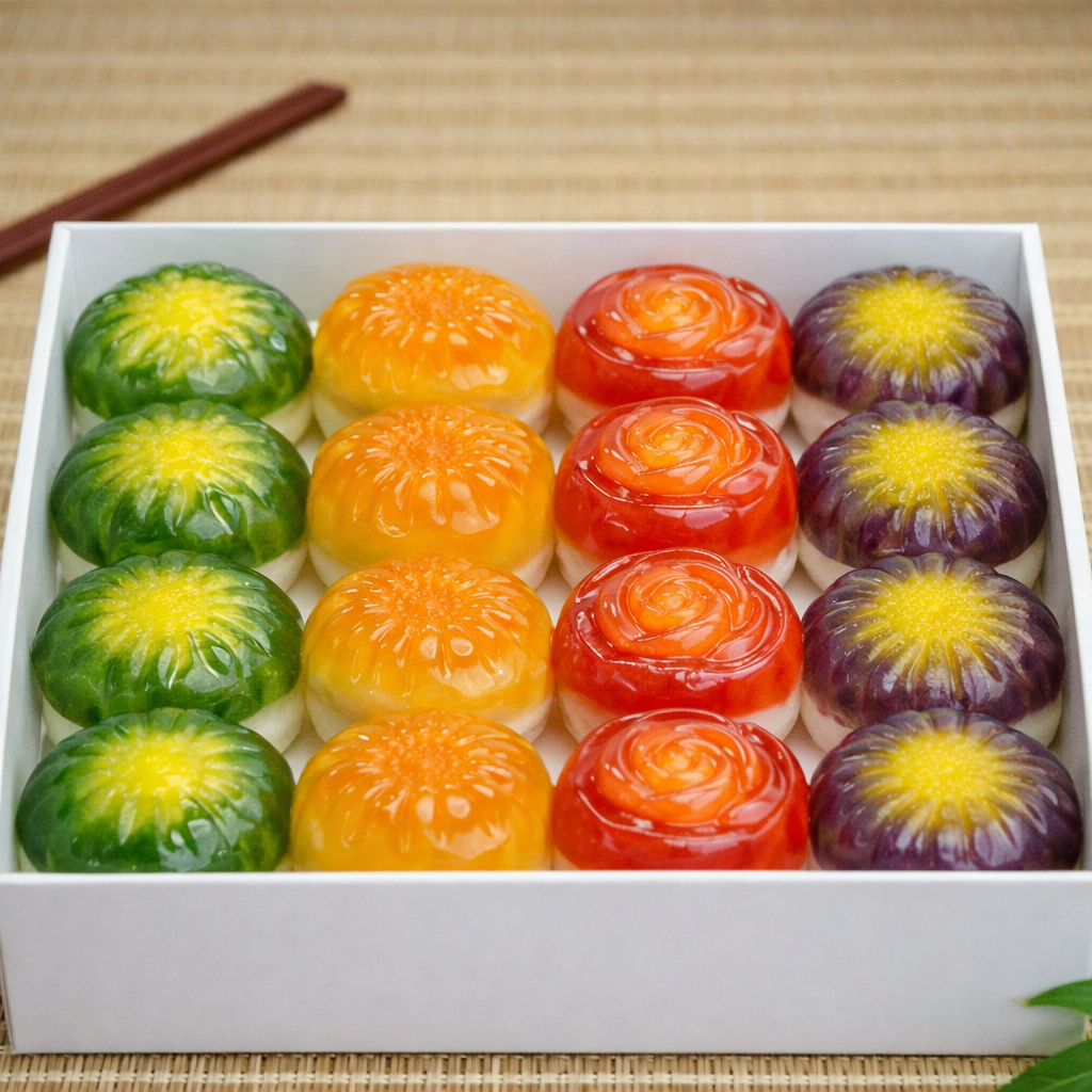 (떡DC몰) 꽃모찌2호 찹쌀떡 선물용 답례떡 빙수토핑 (35g+48알 1.68kg) 자연해동떡 굳지않는떡 아이들 간식행사떡 80,800원