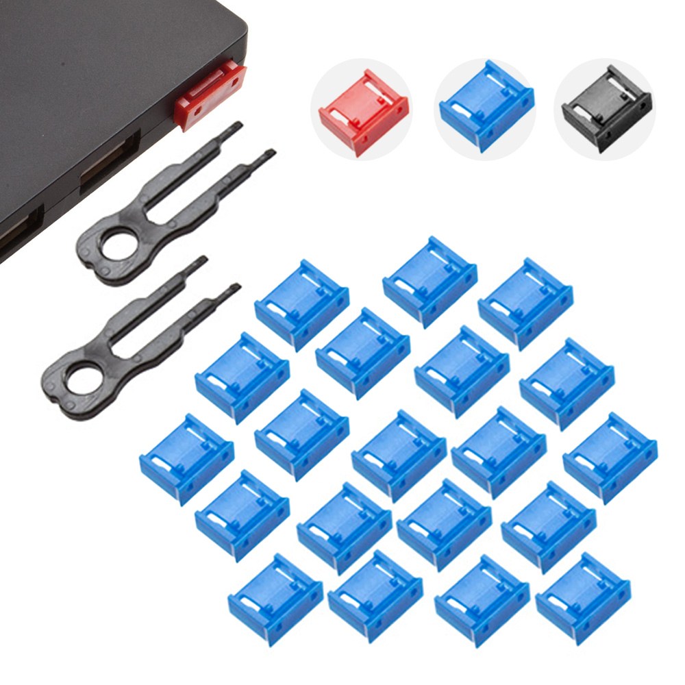 Data Keeper USB포트락 키2개+잠금알20개 블랙 블루 레드 잠금장치 물리적 보안 13,800원