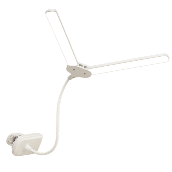 젤루뚝 led 스탠드 집게 조명 충전용, 화이트 12,900원