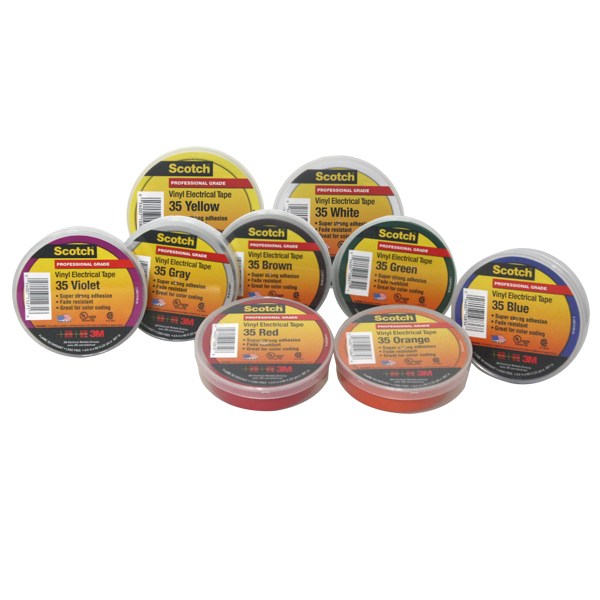 3M Scotch 비닐 전기테이프 35 19mmx20M, 흰색, 1개 6,600원