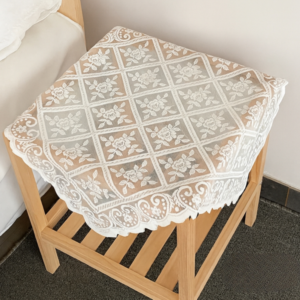 오템 레이스 테이블 덮개, 화이트, 1개, 60 x 60 cm 3,170원