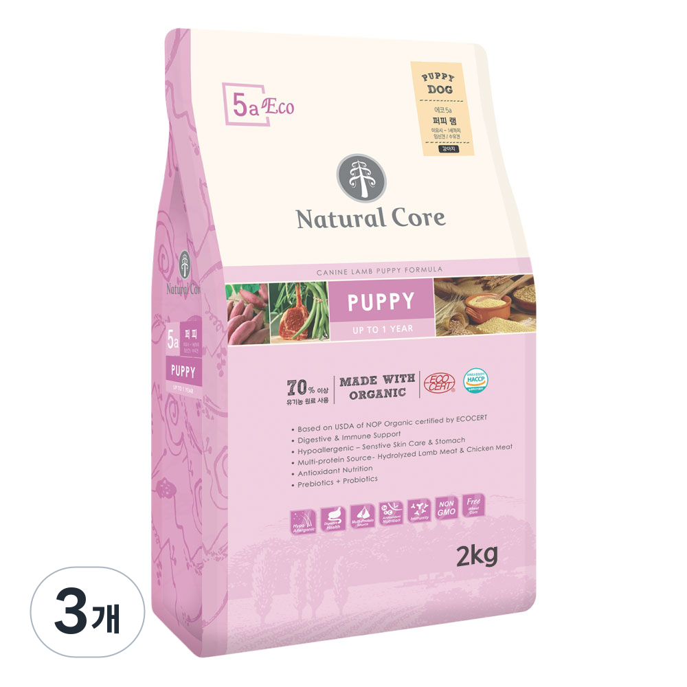 네츄럴코어 강아지 에코5 에코 퍼피 작은입자, 현재가 72,000원