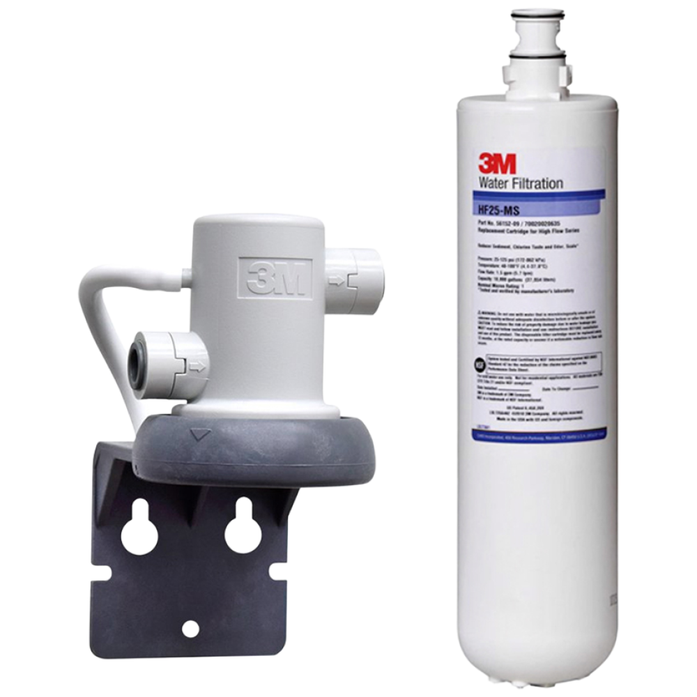 [3M] HF25-MS 정수필터 ,헤드 셋트 / 스케일 방지 기능 커피머신 제빙기 카페 사용, 1개 135,000원