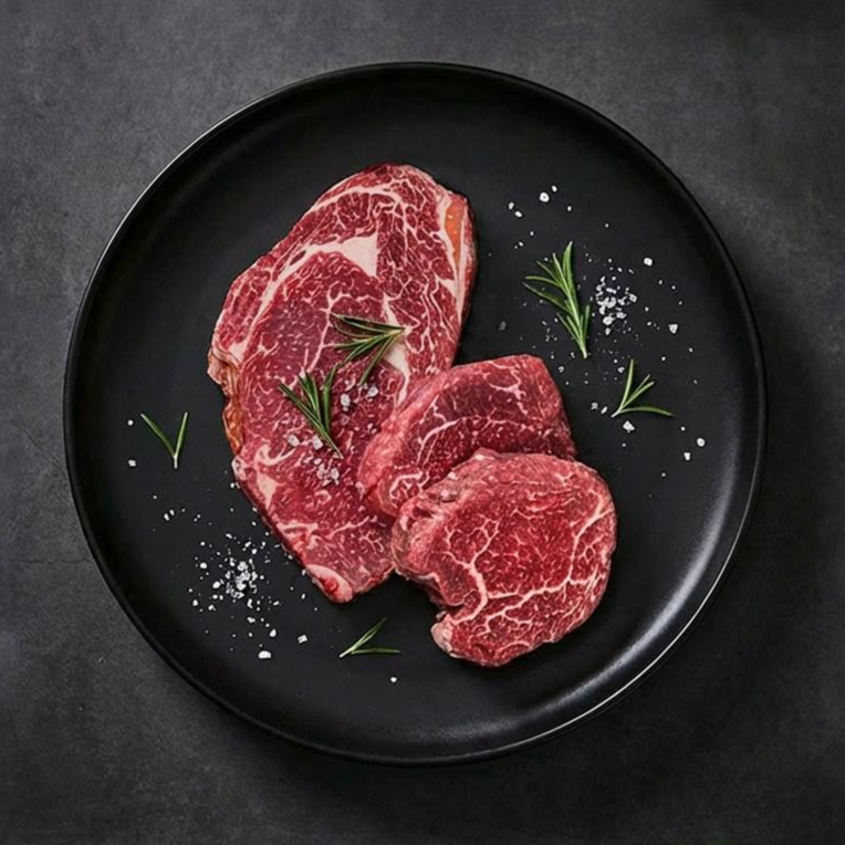 [에이징크래프트] 한우 드라이에이징 숙성 등심/안심 스테이크 500g 세트 (등심 300g + 안심 200g), 1개, 500g 67,900원