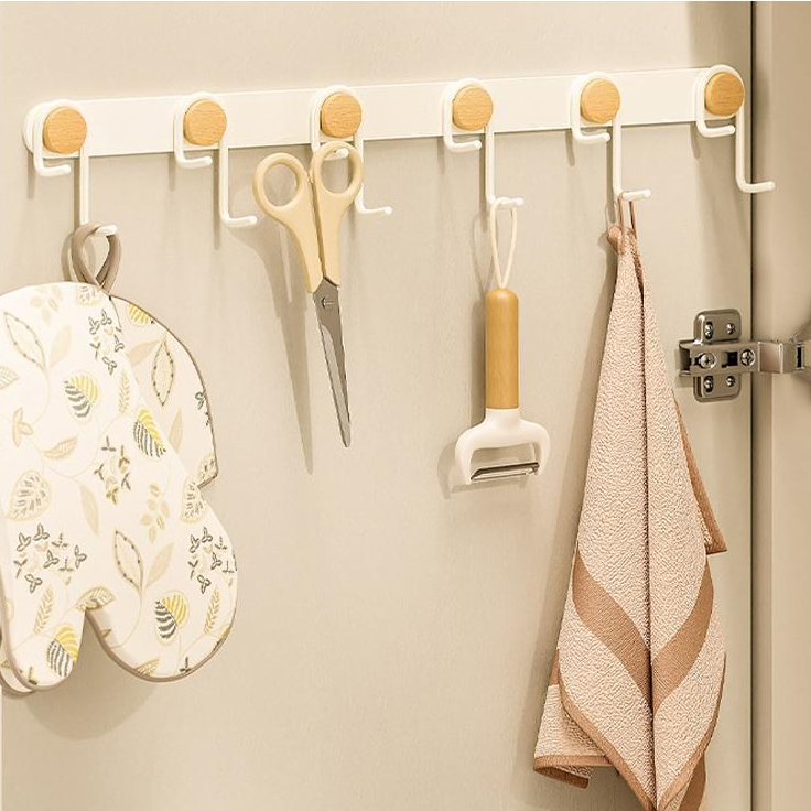 레디박스 주방 다용도 소품 도구 접착 후크 걸이, 1개, 화이트 12구 4,900원