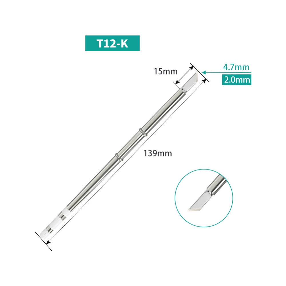T12C 일반형 DC 고주파 인두기 납땜기 38MM 130MM, 1개 4,500원