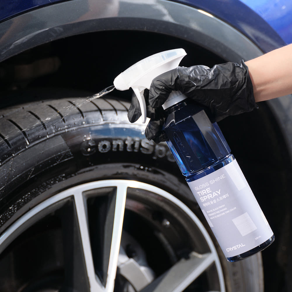 [불스원] 뉴 크리스탈 타이어 광택 갈변 노화방지 유성 스프레이 500ml 21,400원