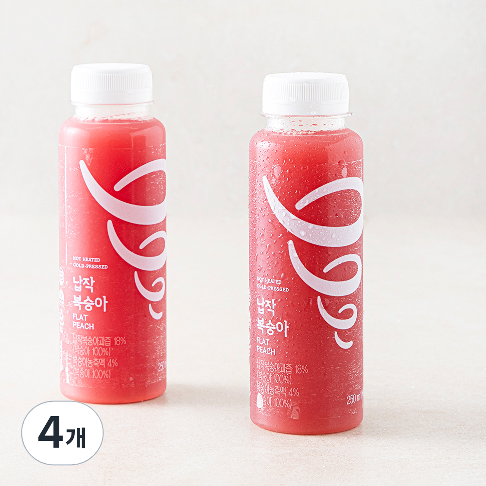 잠바주스 납작복숭아, 4개, 250ml 29,430원