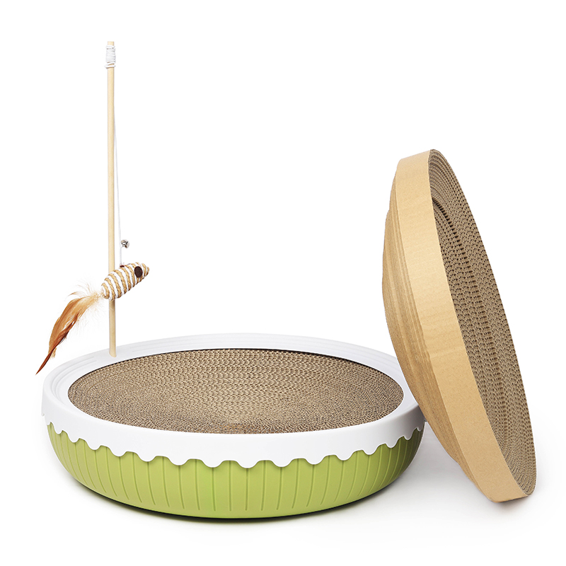 푸르미 고양이 니코네코 푸딩푸딩 스크래쳐, 그린, 1개 15,400원